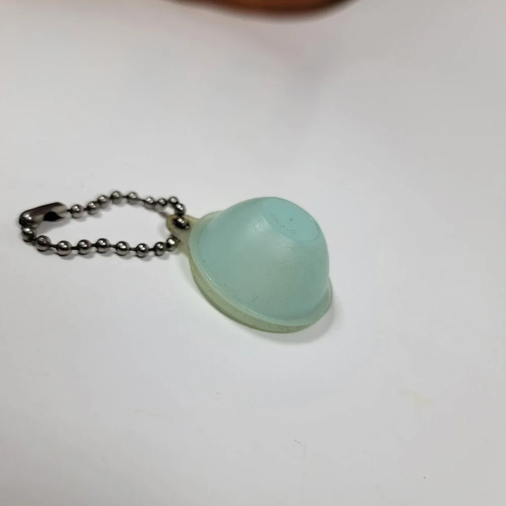Tupperware Keychain Mini Wonderlier Bowl Sheer Pastel Blue Miniature Vintage 70s